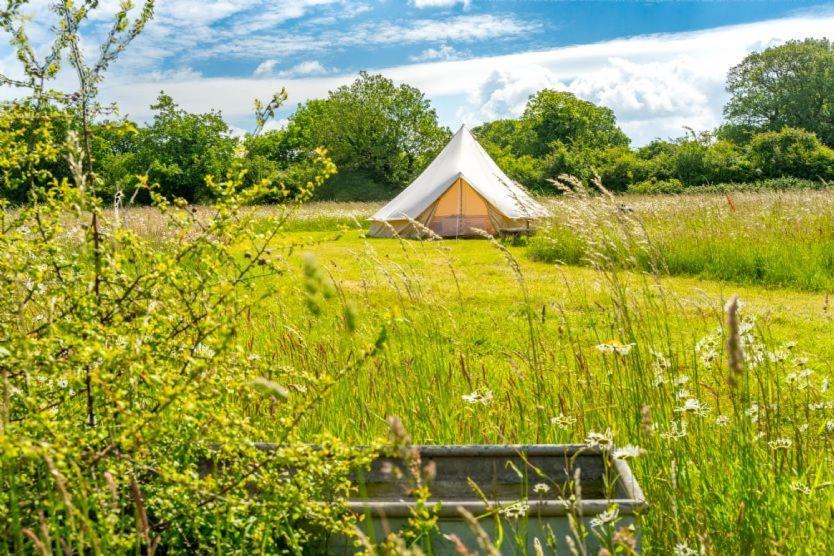 Red Clover At Blanca'S Bell Tents Villa Ringstead  Exterior photo